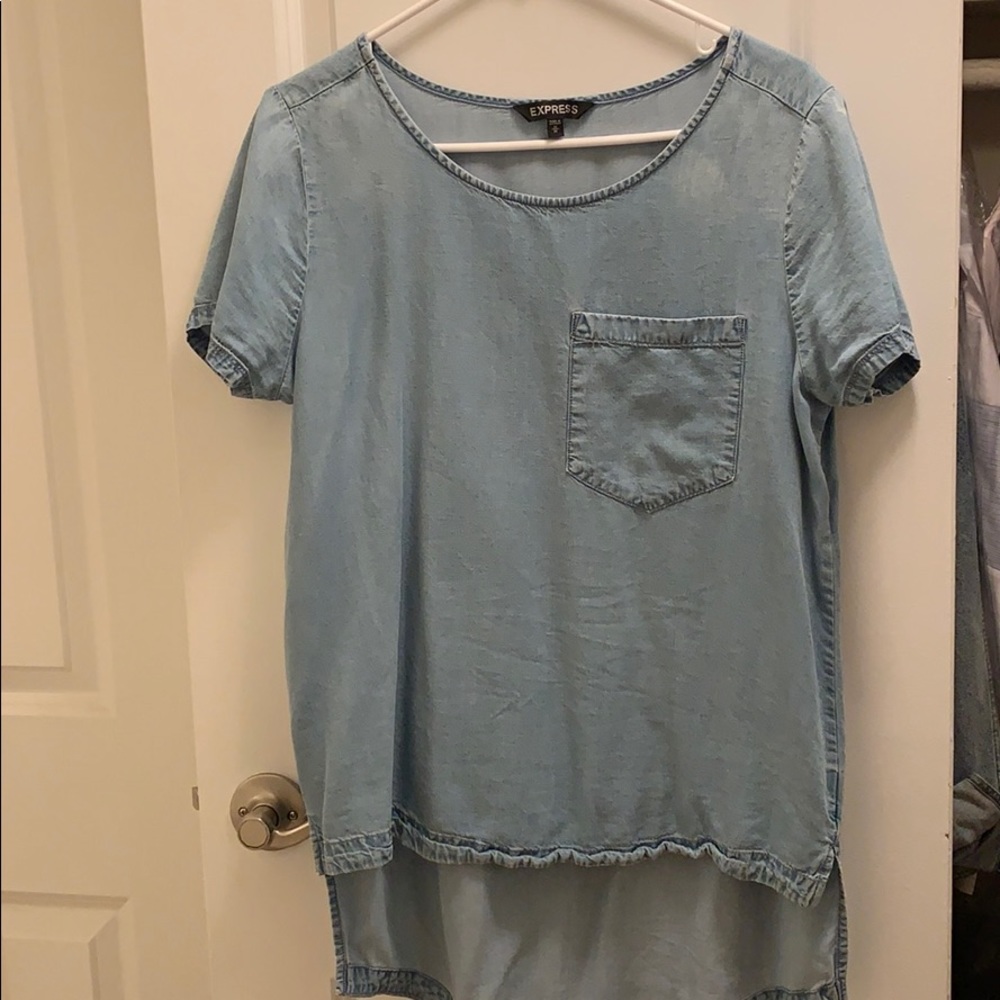 Denim blouse